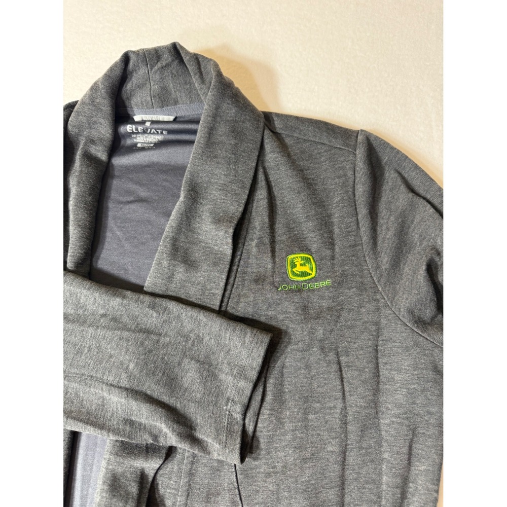 John Deere cardigan, gray women's size XL‎